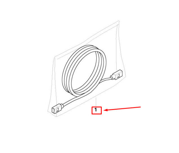 61116964899 - NEW MINI COOPER R50, R53 ANTENNA LINE DIVERSITY 61116964899 6964899 ORIGINAL