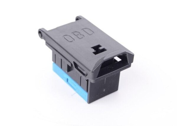 61136920069 - BMW E46 E38 Original Blue OBD Socket Frame Cover 61136920069