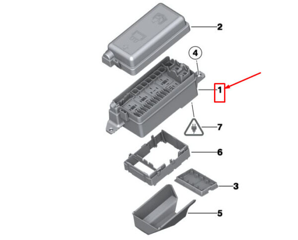 61149213372 - MINI CLUBMAN R55 FUSE BOX 9213372 61149213372 NEW GENUINE
