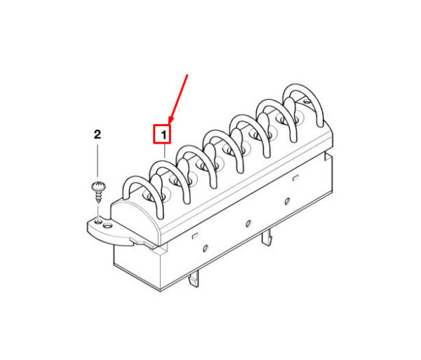 61316917984 - MINI CONVERTIBLE R52 SWITCH UNIT CENTRE CONSOLE 61316917984 6917984 NEW GENUINE