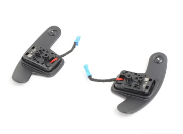 61319291653 - NEW MINI CLUBMAN F54 STEERING WHEEL SHIFT PADDLES SET 61319291653 ORIGINAL