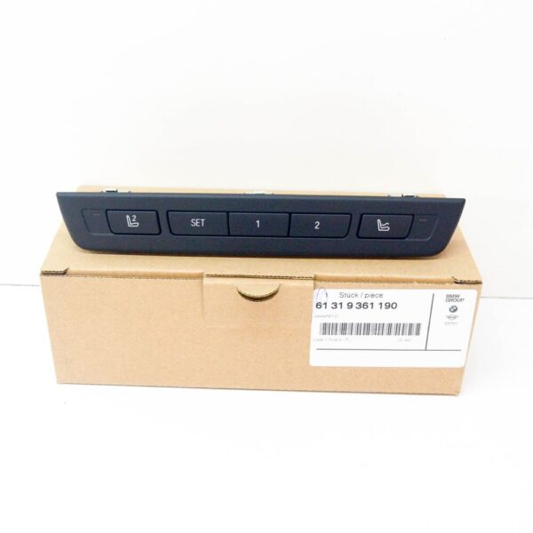61319361190 - BMW 5 F07 Operating Unit Supplem Seat Functions 61319361190 NEW GENUINE