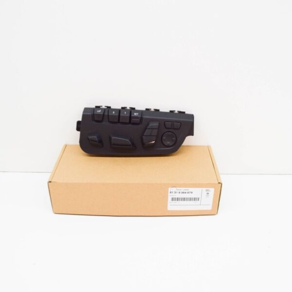 61319364979 - BMW 6 Gran Coupe F06 Front Left Seat Adjustment Switch 61319364979 NEW OEM