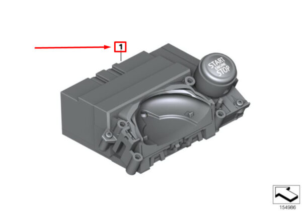 61359299332 - MINI CLUBMAN R55 Engine Start / Stop Switch 61359299332 NEW GENUINE
