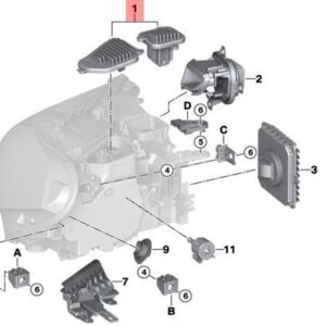 63117489237 - NEW LED MODULE DAYTIME DRIVING LIGHTS LEFT BMW F39 X2 20DX 20I 63117489237 18-19