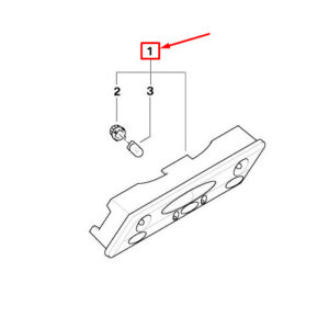 63316962041 - NEW INTERIOR LIGHT MINI COOPER ONE R52 CONVERTIBLE 63316962041 ORIGINAL