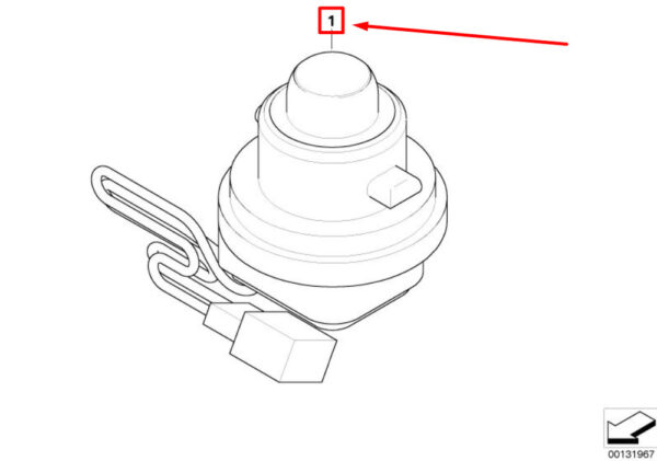 64116980149 - NEW OEM MINI CABRIO R52 SUN LOAD SOLAR SENSOR 64116980149 6980149 GENUINE