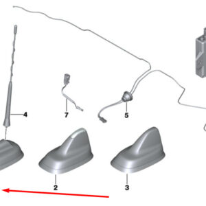 65209270031 - NEW MINI -LANDMANN F60 ROOF ANTENNA 9270031 65209270031 GENUINE