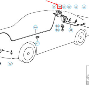 66209129811 - NEW BMW 5 E39 PDC CONTROL UNIT 66209129811 9129811 OEM