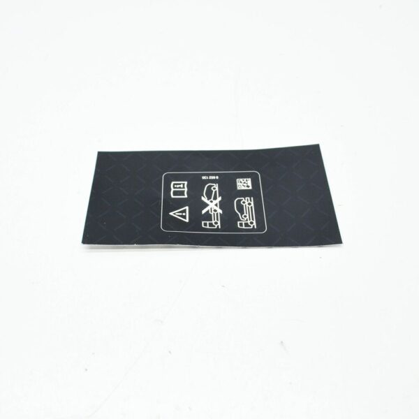 71228652135 - BMW 1 F20 front bumper tow label 71228652135 8652135 NEW