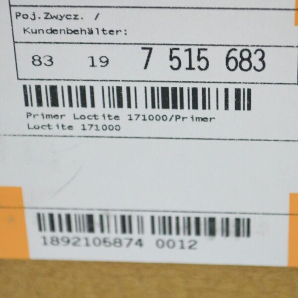 83197515683 - BMW 1 F21 Crankshaft Seal Primer  83190439030 83197515683 NEW GENUINE