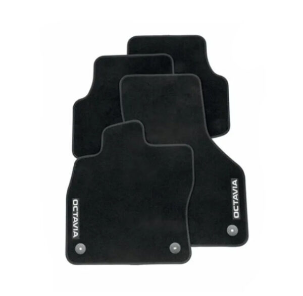 5E2061404C - ŠKODA OCTAVIA 5E MK3 floor mat set, right handlebar, 5E2061404C, original part