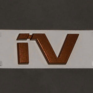 5LG853687P60B - ŠKODA ENYAQ IV Rear Emblem Inscription 5LG853687P60B, NEW, ORIGINAL