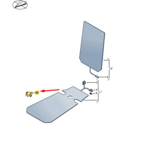 82G963554 - ŠKODA ENYAQ IV FRONT SEAT OCCUPANCY SENSOR 82G963554 NEW ORIGINAL