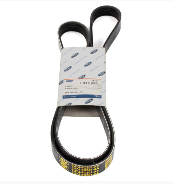 1320286 - NEW FORD FIESTA BE91 MK4 V-RIBBED BELT 1320286 3U7J-6C301-AA ORIGINAL