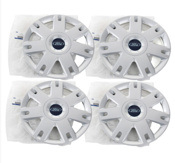 1320901 - NEW FORD FIESTA BE256 MK5 WHEEL COVER TOP CAP 4PCS 1320901 ORIGINAL