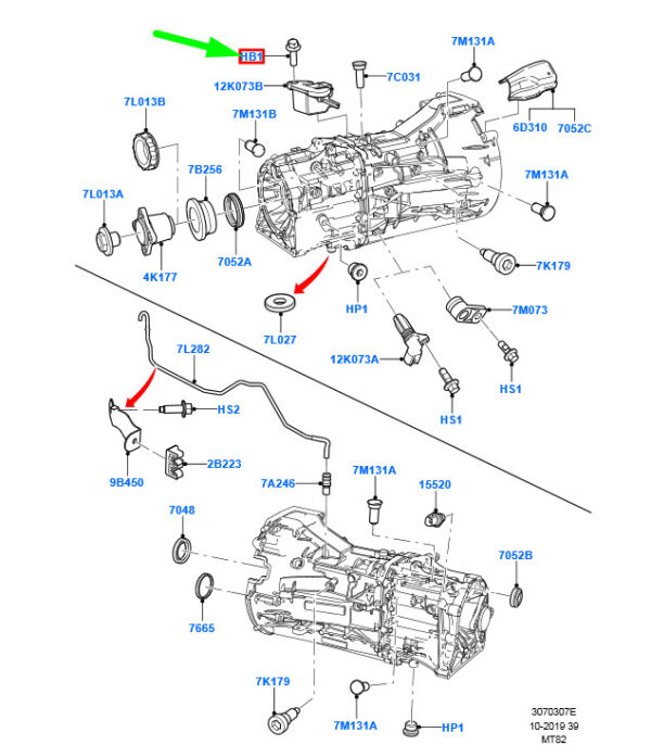 1712903 - NEW FORD RANGER T6 MK1 CAMSHAFT - SENSOR SCREW 1712903 ORIGINAL