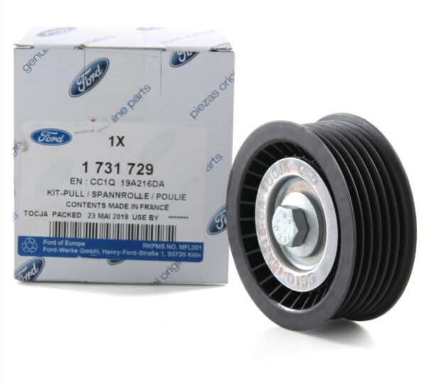1731729 - NEW FORD TRANSIT MK4 DRIVE BELT TENSIONER PULLEY KIT 1731729 ORIGINAL