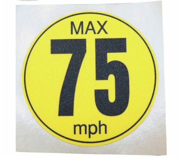 1736692 - NEW FORD FOCUS MK3 C346 TIRE PRESSURE INSTRUCTION STICKER 1736692 ORIGINAL