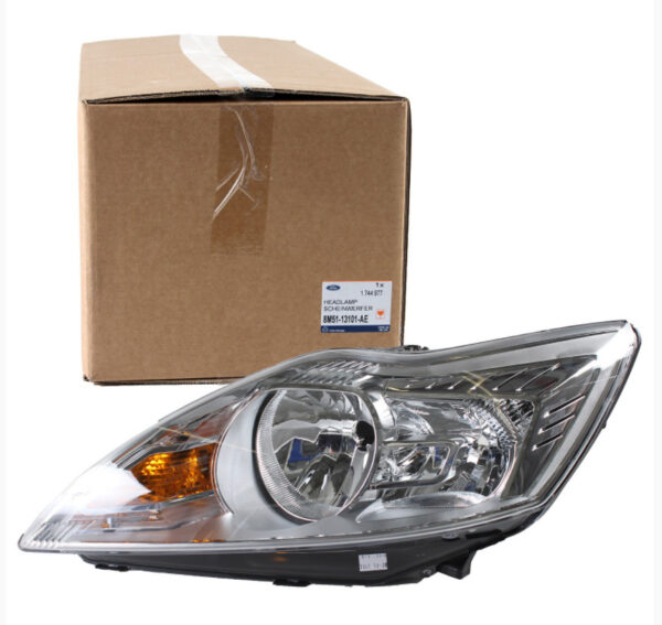 1744977 - NEW FORD FOCUS MK2 FRONT LEFT HEADLIGHT LHD 8M51-13101-AE 1744977 ORIGINAL