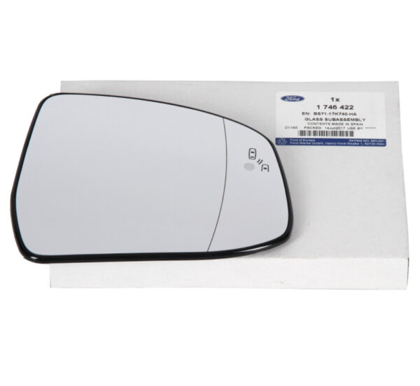1746422 - NEW FORD FOCUS C346 MK3 FRONT RIGHT DOOR MIRROR GLASS LHD 1746422 ORIGINAL