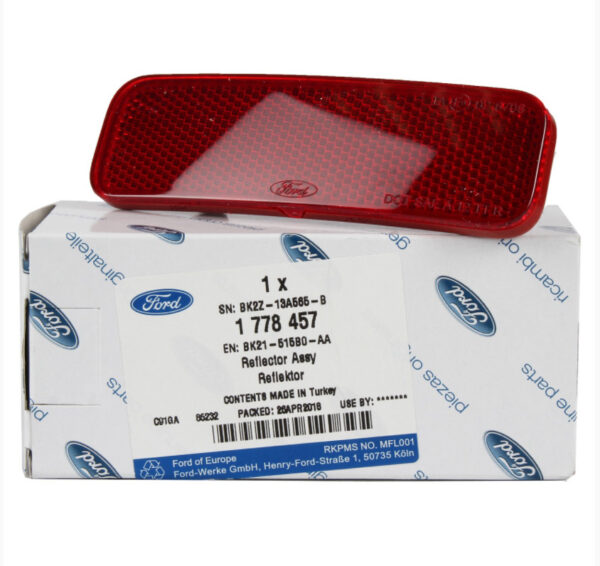 1778457 - NEW FORD TRANSIT MK4 REAR RIGHT BUMPER REFLECTOR BK21-515B0-AA 1778457 ORIGINAL