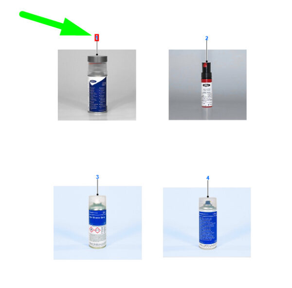 1779428 - NEW FORD GALAXY V191 MK1 AEROSOL TOUCH-UP PAINT SATIN SILVER 1779428 ORIGINAL