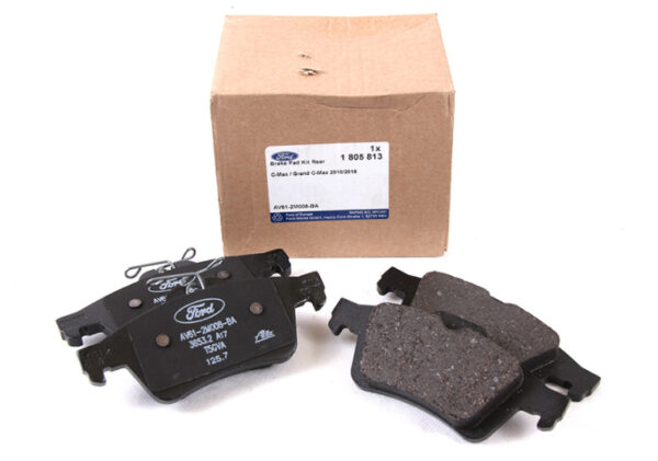 1805813 - NEW FORD C-MAX MK2 REAR BRAKE PAD SET 1805813 AV61-2M008-BA ORIGINAL