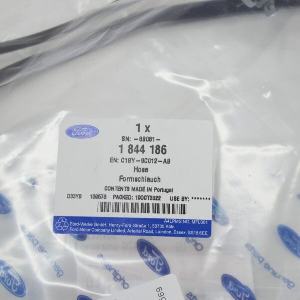 1844186 - FORD FIESTA MK6 WT Cooling System Hose Assy 1844186 C1BY-8C012-AB NEW GENUINE