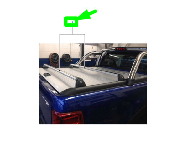 1862425 - NEW FORD RANGER MK3 ROOF BAR KIT A66SX-26550B42-AA 1862425 ORIGINAL
