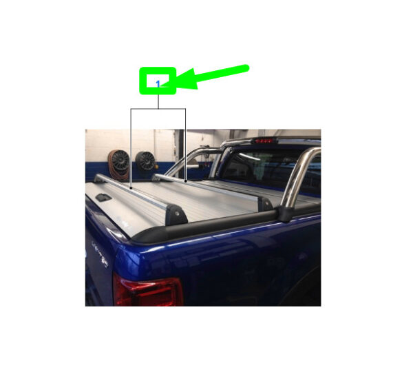 1862426 - NEW FORD RANGER MK3 ROOF RAILS INTEGRAL KIT 1862426 A66SX-26550B42-BA ORIGINAL