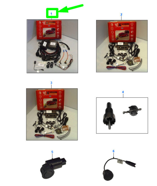 2028062 - NEW FORD MONDEO MK5 FRONT PARKING DISTANCE CONTROL KIT 2028062 ORIGINAL