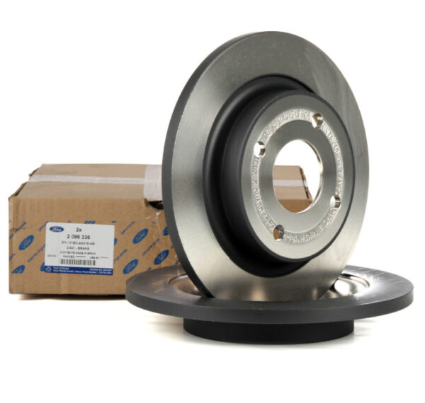 2096336 - NEW FORD FIESTA MK7 REAR BRAKE DISC 2096336 H1BC-2A315-AB ORIGINAL
