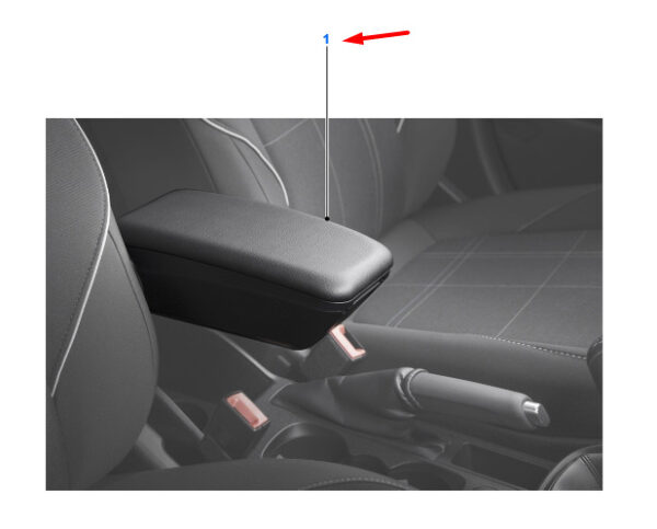 2464178 - FORD TOURNEO CONNECT Center Console Armrest 2464178 NEW GENUINE