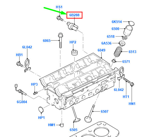 7033372 - NEW FORD TRANSIT CONNECT MK1 CAMSHAFT POSITION SENSOR 7033372 ORIGINAL