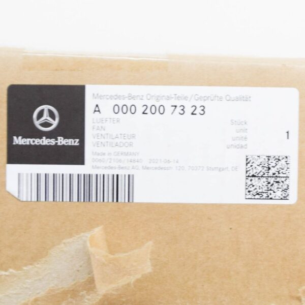 A0002007323 - Mercedes-Benz Vito W639 radiator fan A0002007323 new original