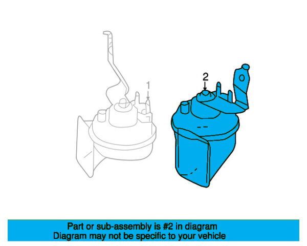 A0005428804 - Mercedes-Benz Horn A0005428804