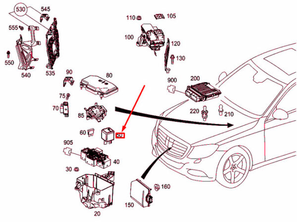 A0009822723 - Original Relay A0009822723