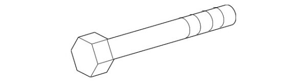 A0009909306 - Mercedes-Benz drive shaft screw A0009909306