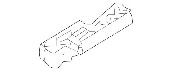 A0009913170 - Mercedes-Benz roof strip clip A0009913170