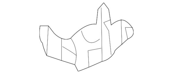 A0009918198 - Mercedes-Benz roof strip clip A0009918198
