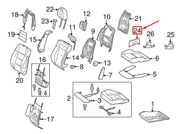 A00180013789051 - New MERCEDES-BENZ E W212 Front Left Seat Control Switch A00180013789051