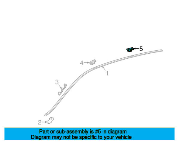 A0019913698 - Mercedes-Benz roof drip strip clip A0019913698