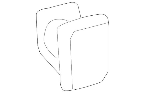 A0039953477 - Mercedes-Benz hood release cable clamp A0039953477