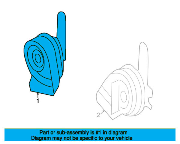 A0065420520 - Mercedes-Benz Horn A0065420520