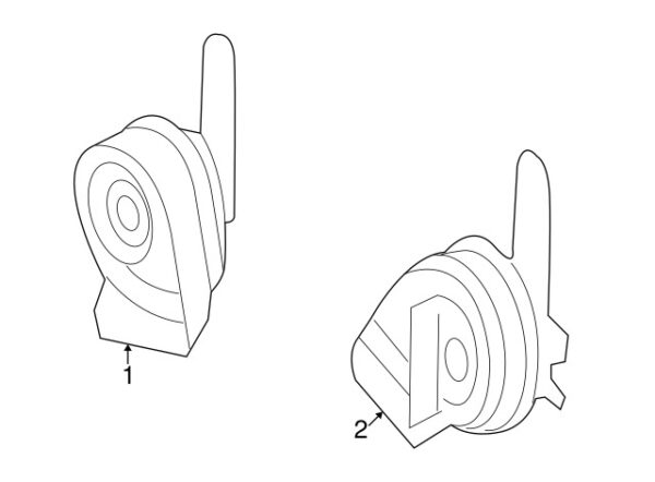 A0065420520 - Mercedes-Benz Horn A0065420520