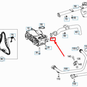 A0179978648 - New MERCEDES-BENZ C W204 Oil Pump Sealing Ring A0179978648