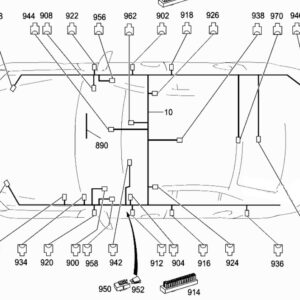 A0375456528 - NEW MERCEDES-BENZ C W204 REAR BELL LOCK A0375456528 GENUINE