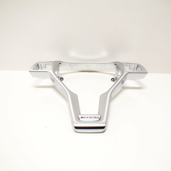 A0994642313 - NEW MB E-CLASS C207 STEERING WHEEL AMG LOGO CHROME TRIM A0994642313 ORIGINAL