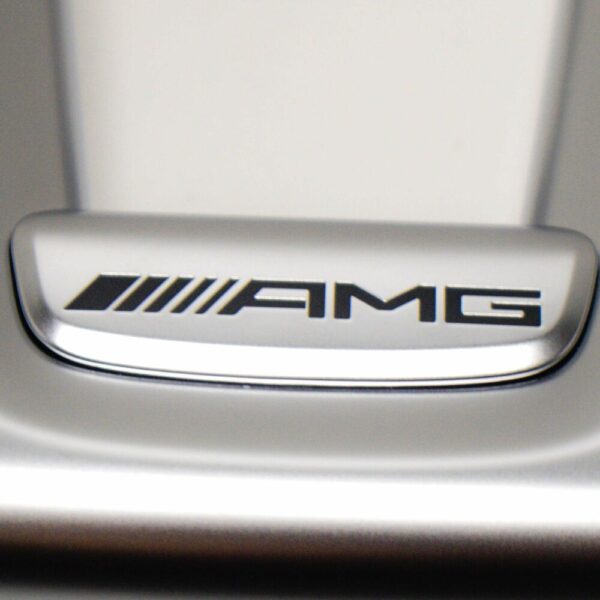 A0994642313 - NEW MB E-CLASS C207 STEERING WHEEL AMG LOGO CHROME TRIM A0994642313 ORIGINAL